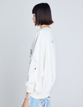 画像をギャラリービューアに読み込む, message big sweat top / WHITE