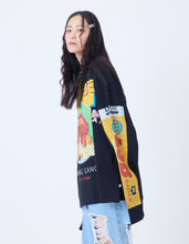 画像をギャラリービューアに読み込む, mushroom graphic long tee / BLACK