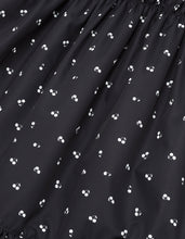 画像をギャラリービューアに読み込む, cherry long dress / BLACK