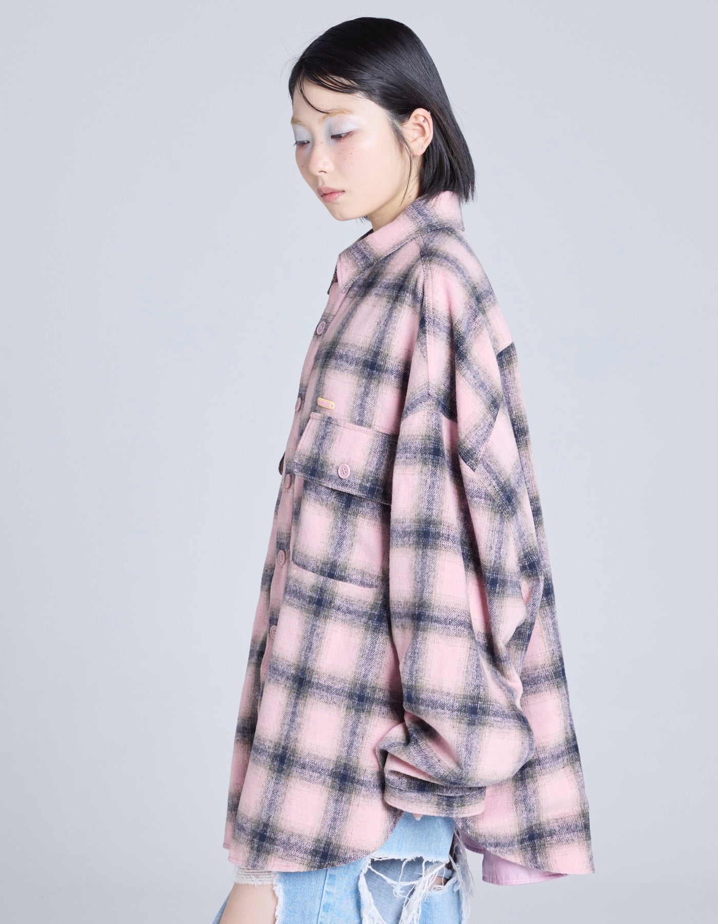 little sunny bite (リトルサニーバイト)check jacket / PINK – little