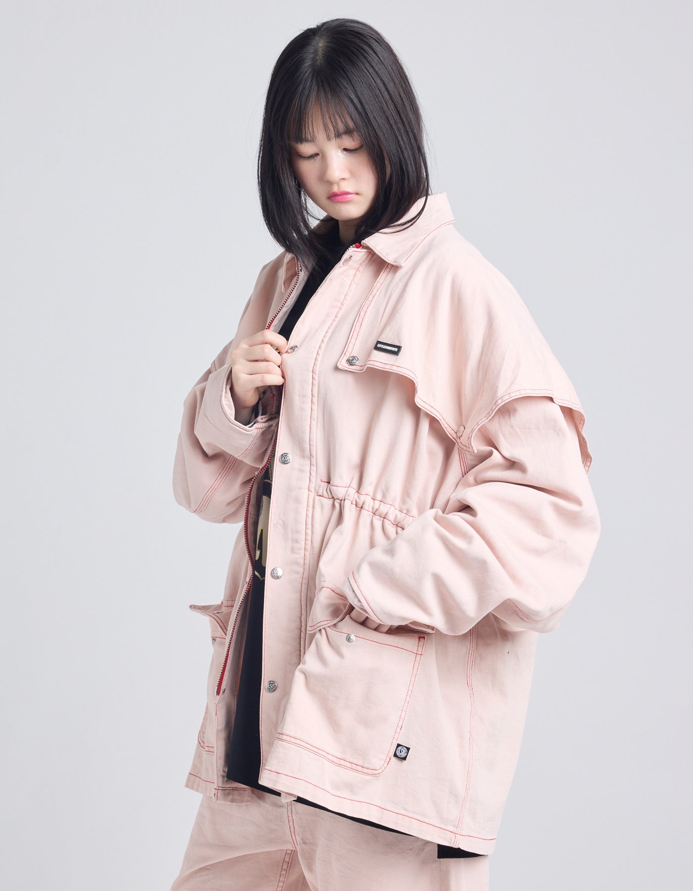 twill jacket / PINK