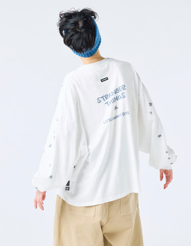 【PRE-ORDER】stranger things x little sunny bite will long tee / WHITE