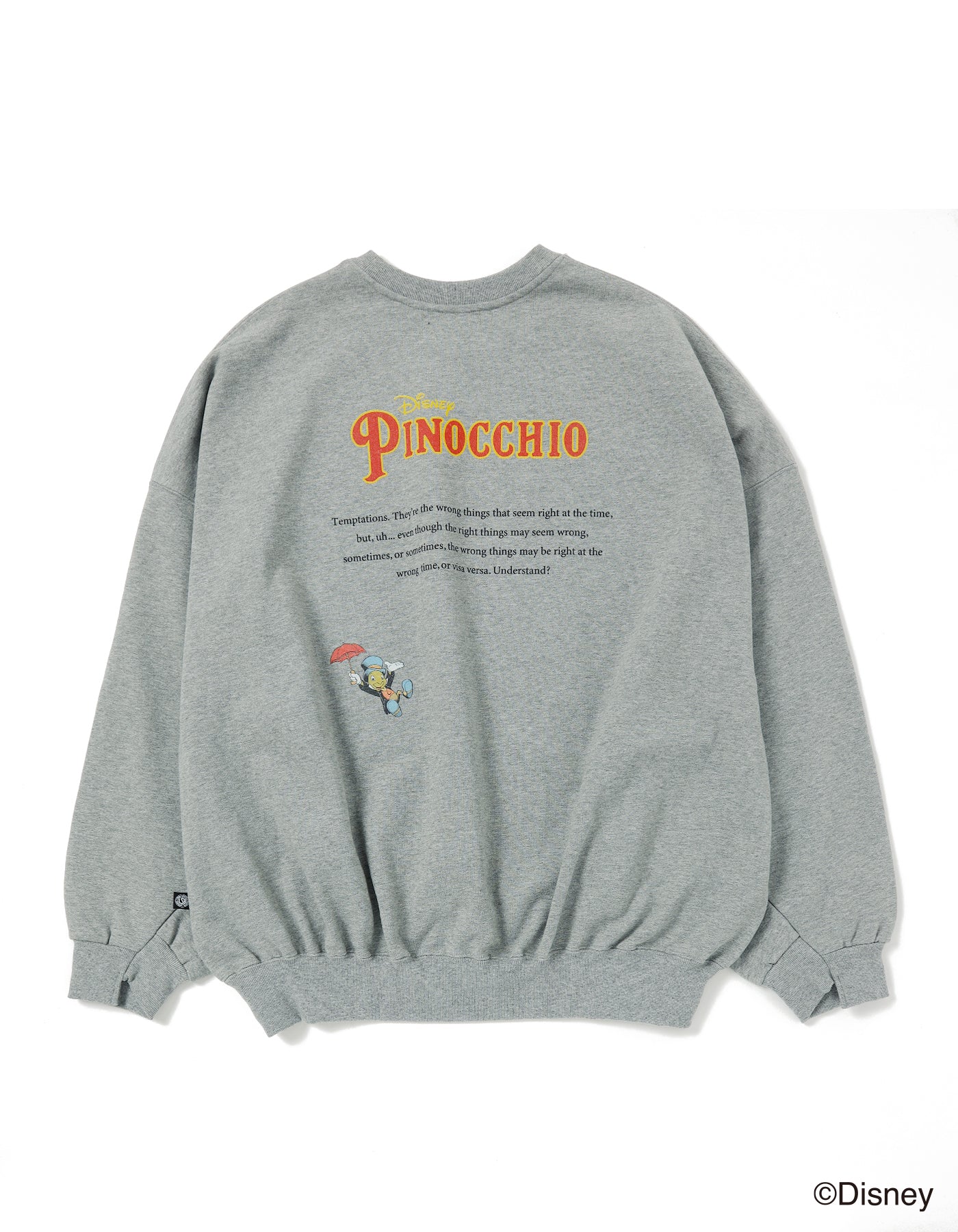 pinocchio sweat top / GRAY