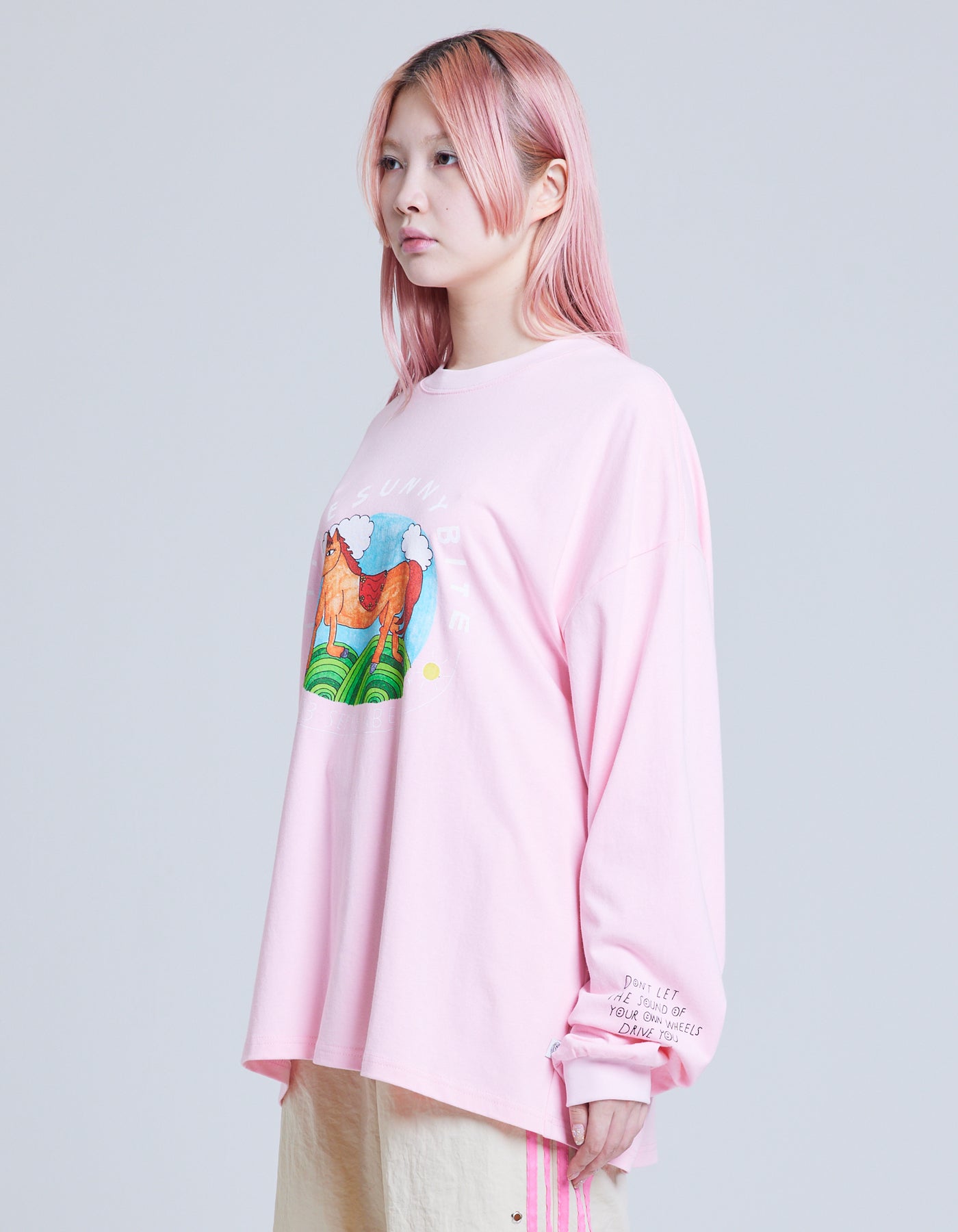 sandw1tch shop x little sunny bite long tee / PINK