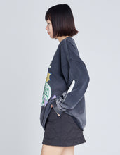 画像をギャラリービューアに読み込む, graphic gradation long tee / BLACK