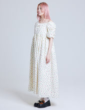 画像をギャラリービューアに読み込む, rose print long dress / IVORY