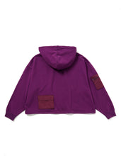 画像をギャラリービューアに読み込む, pocket hoodie / PURPLE