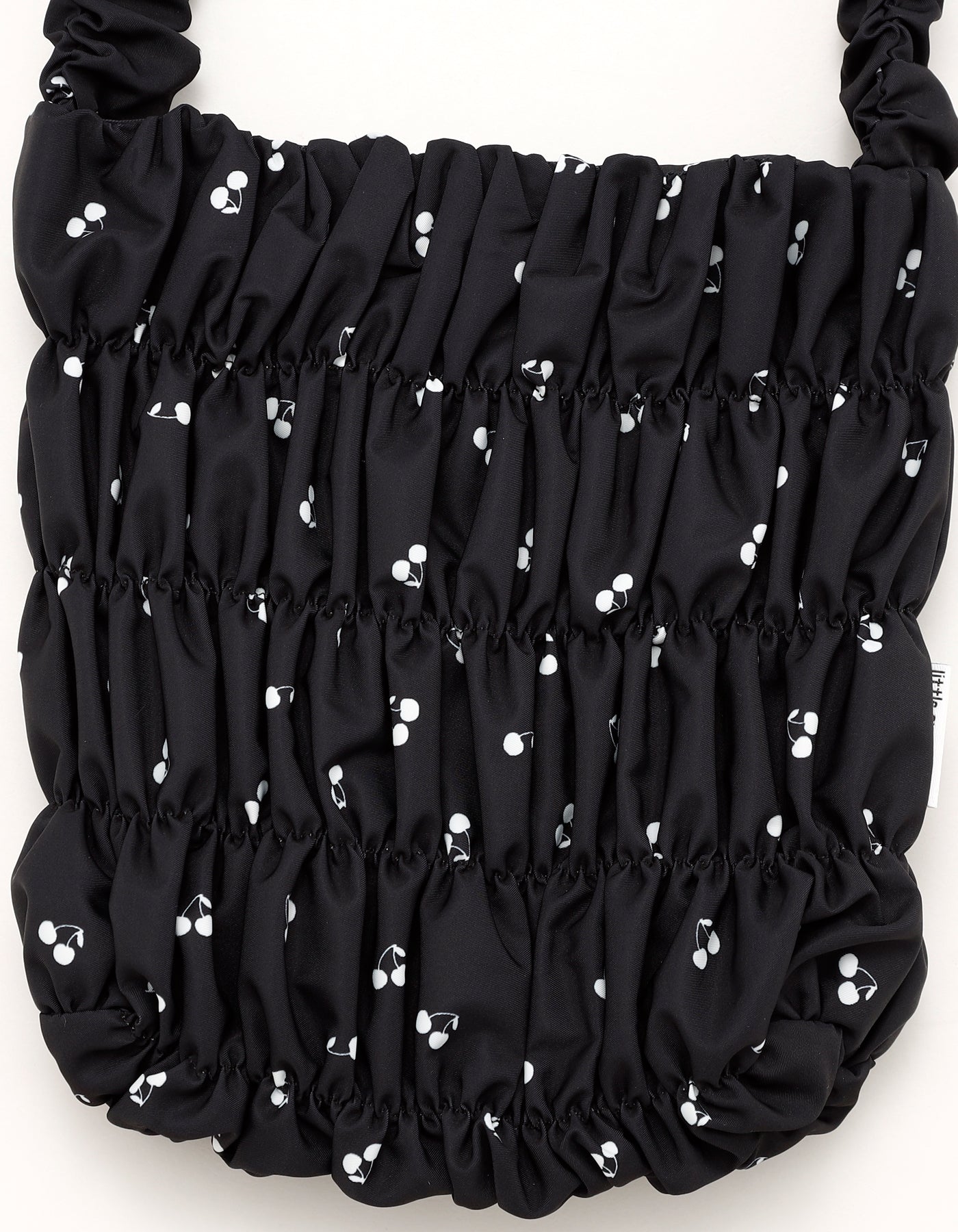 cherry shoulder bag / BLACK