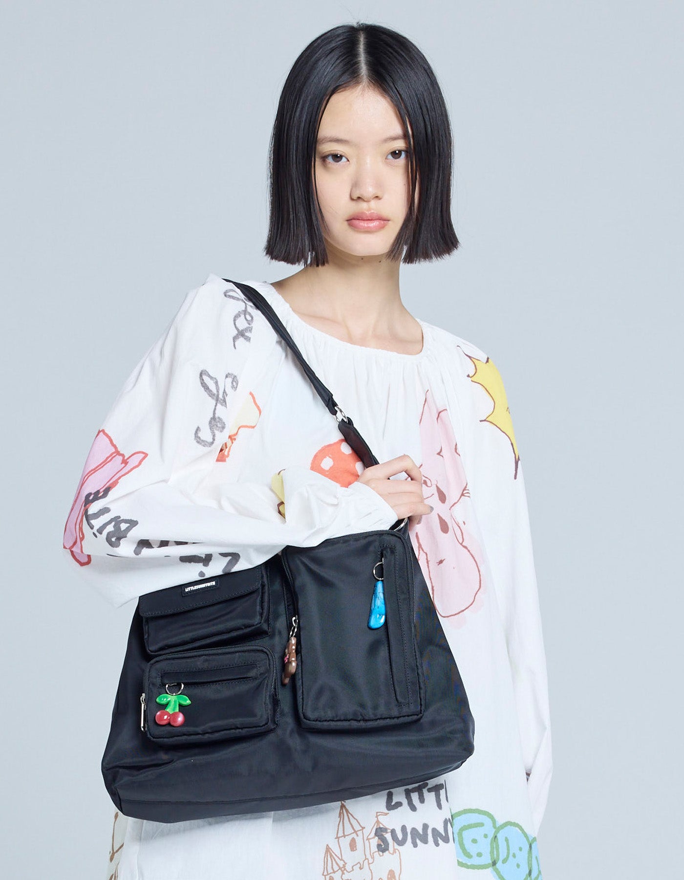 little sunny bite (リトルサニーバイト)pocket bag / BLACK – little