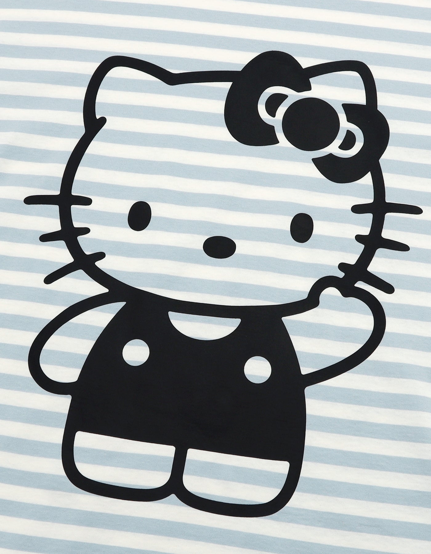 HELLO KITTY x little sunny bite stripe long tee / BLUE BD