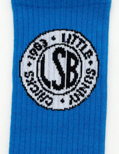 画像をギャラリービューアに読み込む, LSB logo socks / BLUE