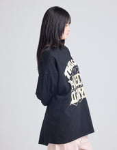 画像をギャラリービューアに読み込む, fake layered long tee / BLACK