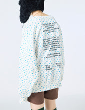 画像をギャラリービューアに読み込む, 【PRE-ORDER】stranger things x little sunny bite floral sweat top / WHITE