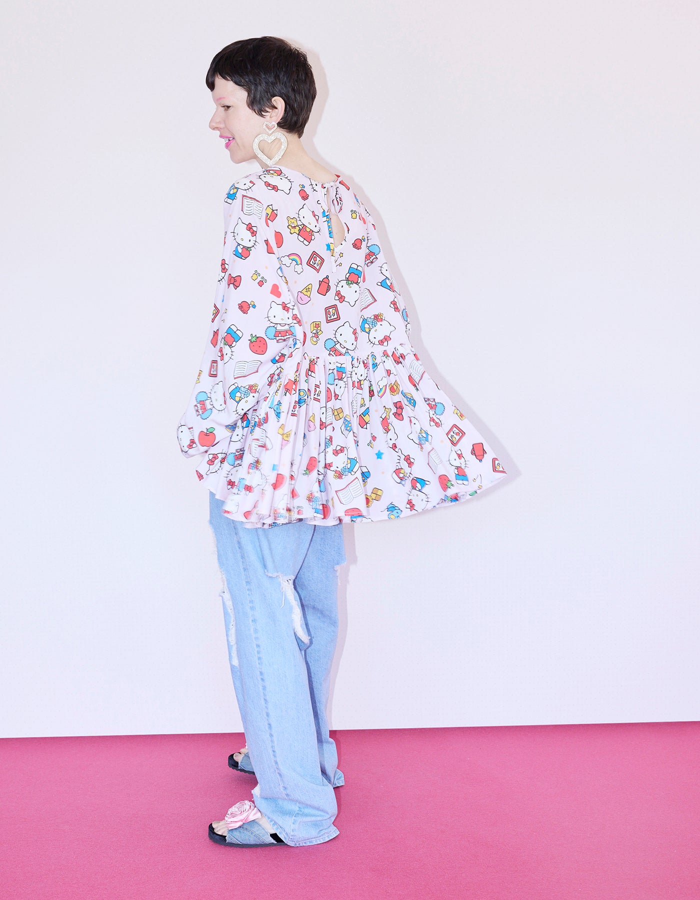 little Sunny Bite hello kitty x little sunny bite print dress
