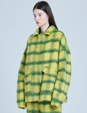 画像をギャラリービューアに読み込む, check jacket / YELLOW