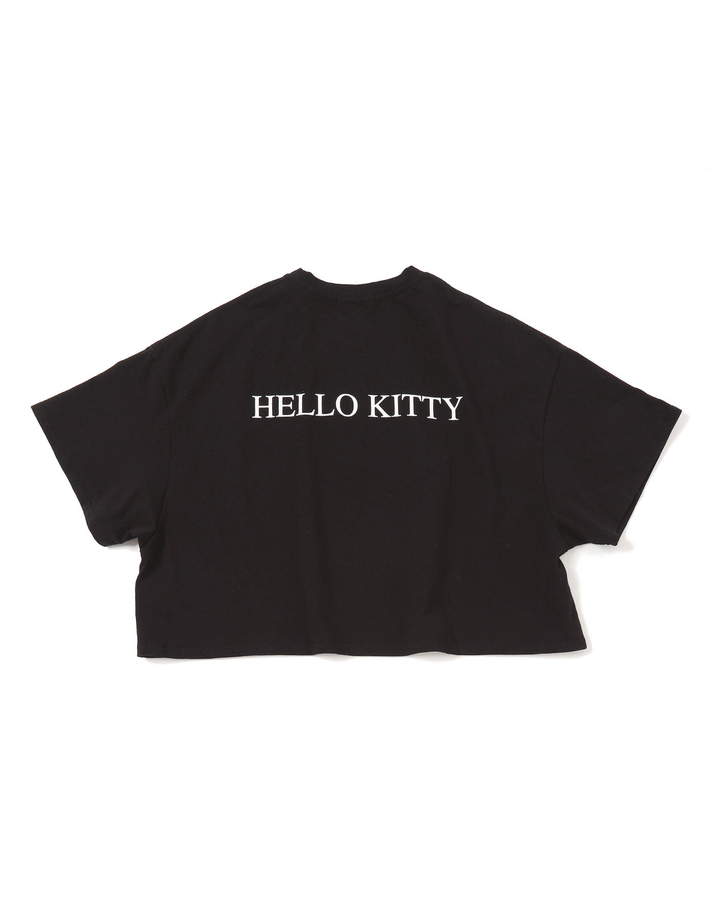 hello kitty short tee / BLACK