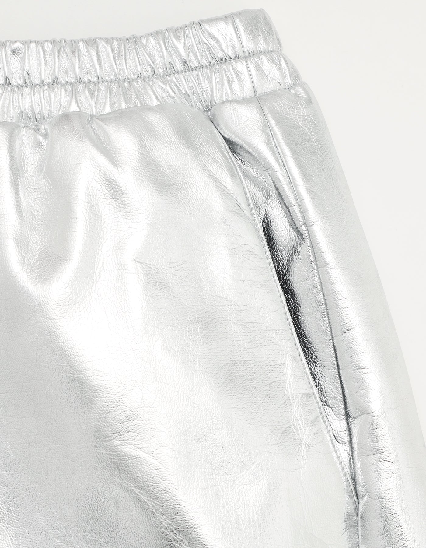 glitter skirt / SILVER