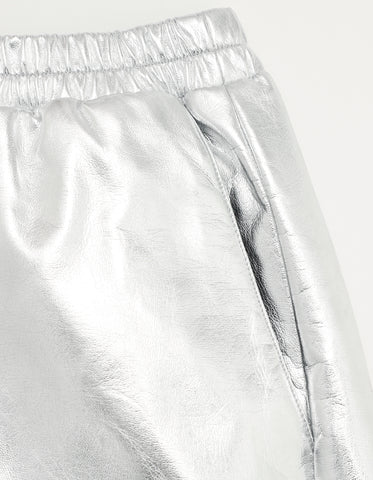 glitter skirt / SILVER
