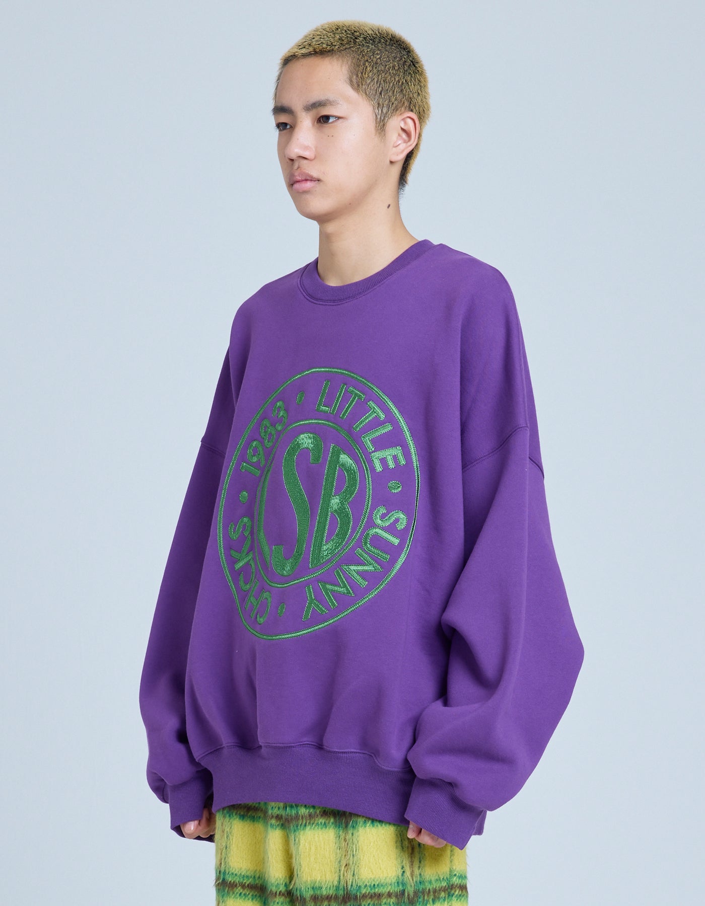 LSB logo sweat crew / PURPLE