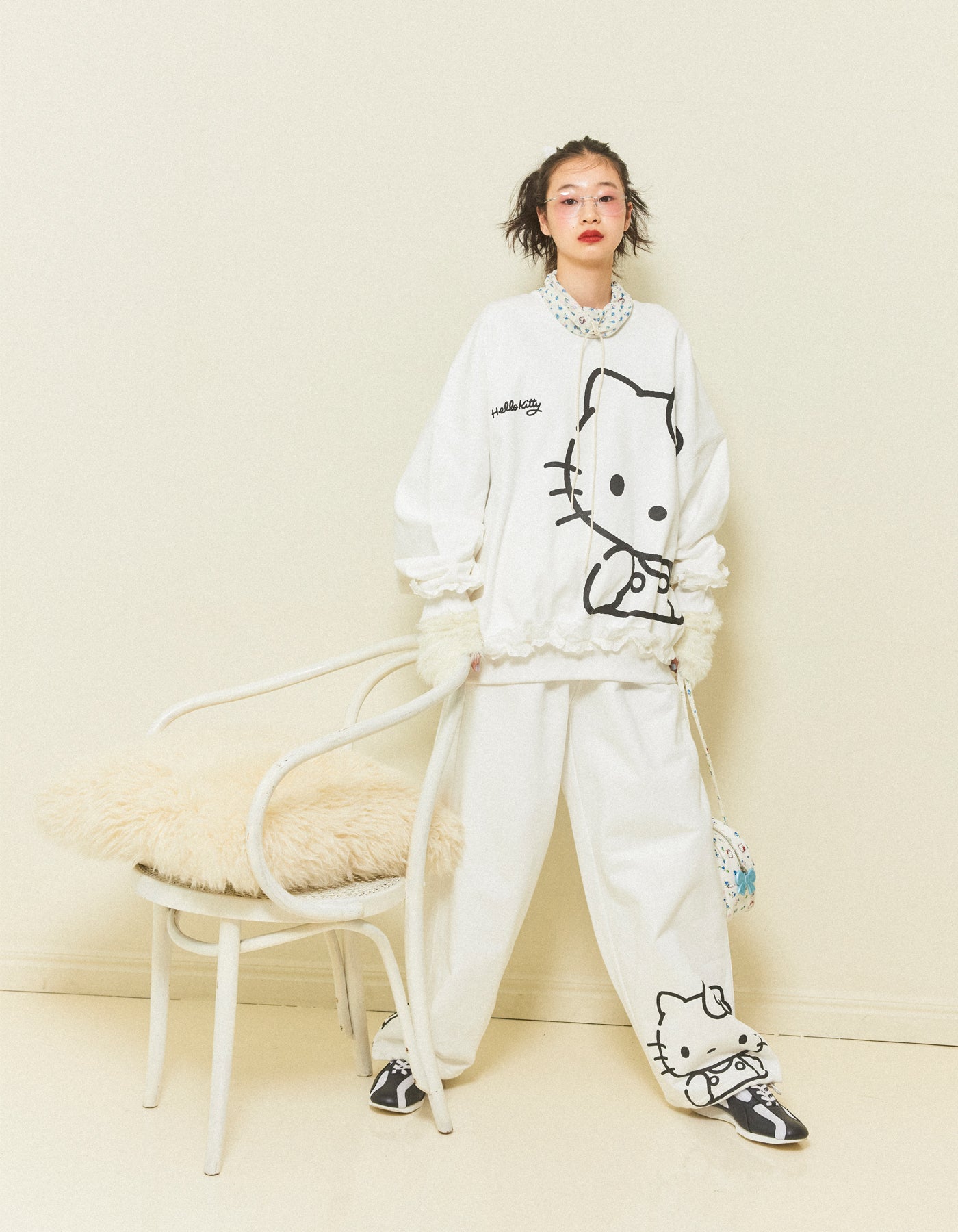 little sunny bite スウェット little sunny bite (リトルサニーバイト)hello kitty x little sunny