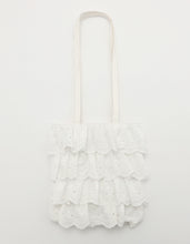 画像をギャラリービューアに読み込む, bear lace bag / WHITE