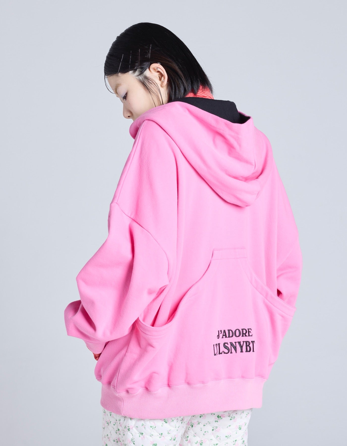 pockets hoodie / PINK