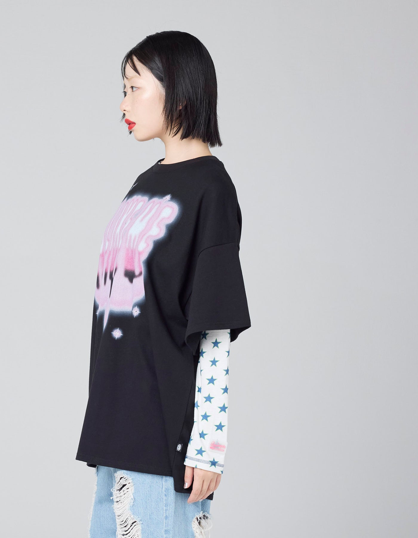 little sunny bite (リトルサニーバイト)big tee / BLACK – little