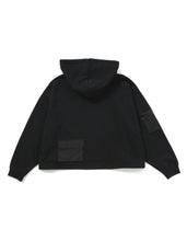 画像をギャラリービューアに読み込む, pocket hoodie / BLACK