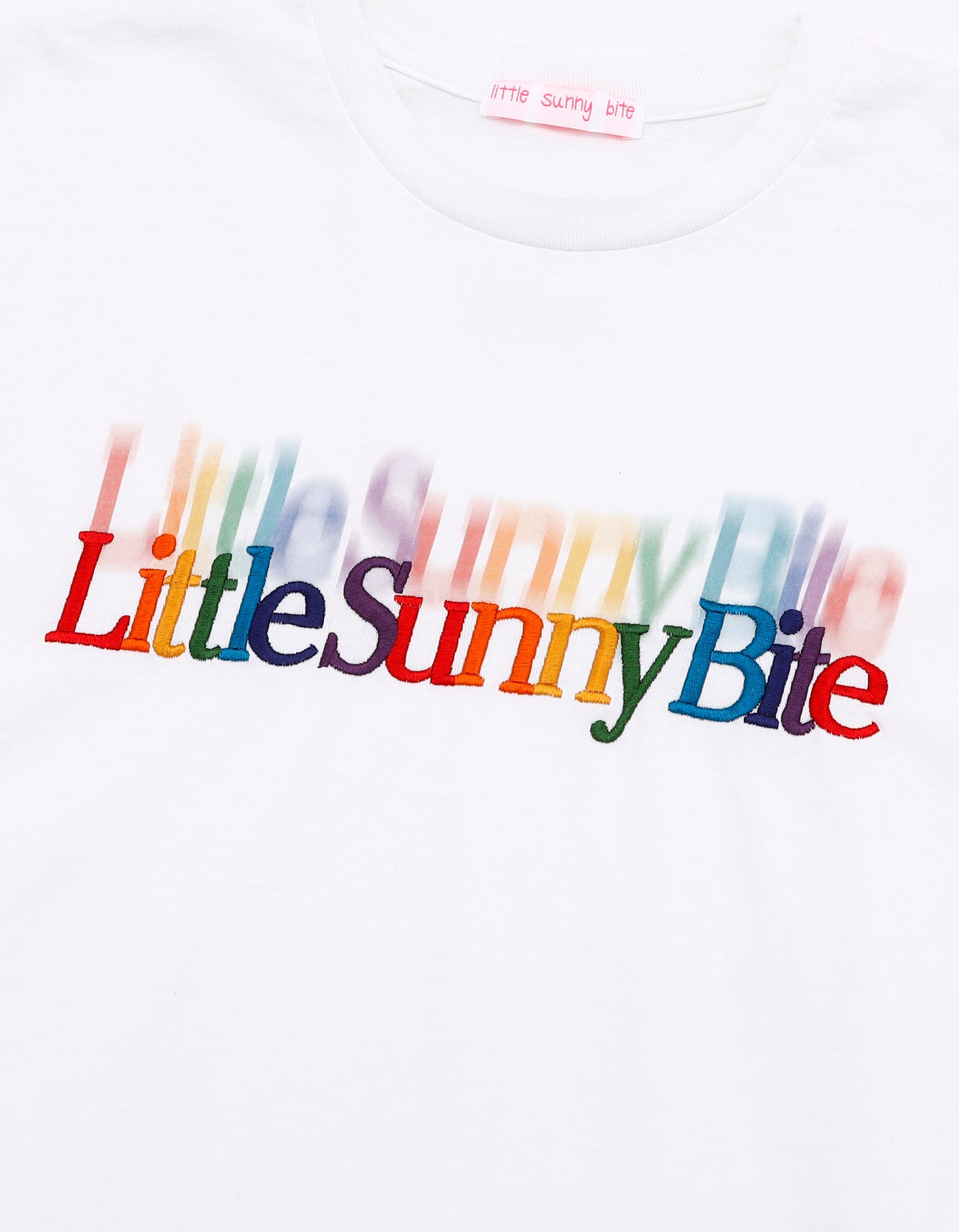 little sunny bite Stitch big tee / WHITE