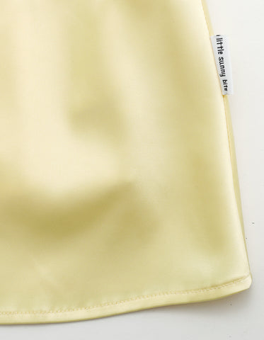 satin sailor dress / YELLOW