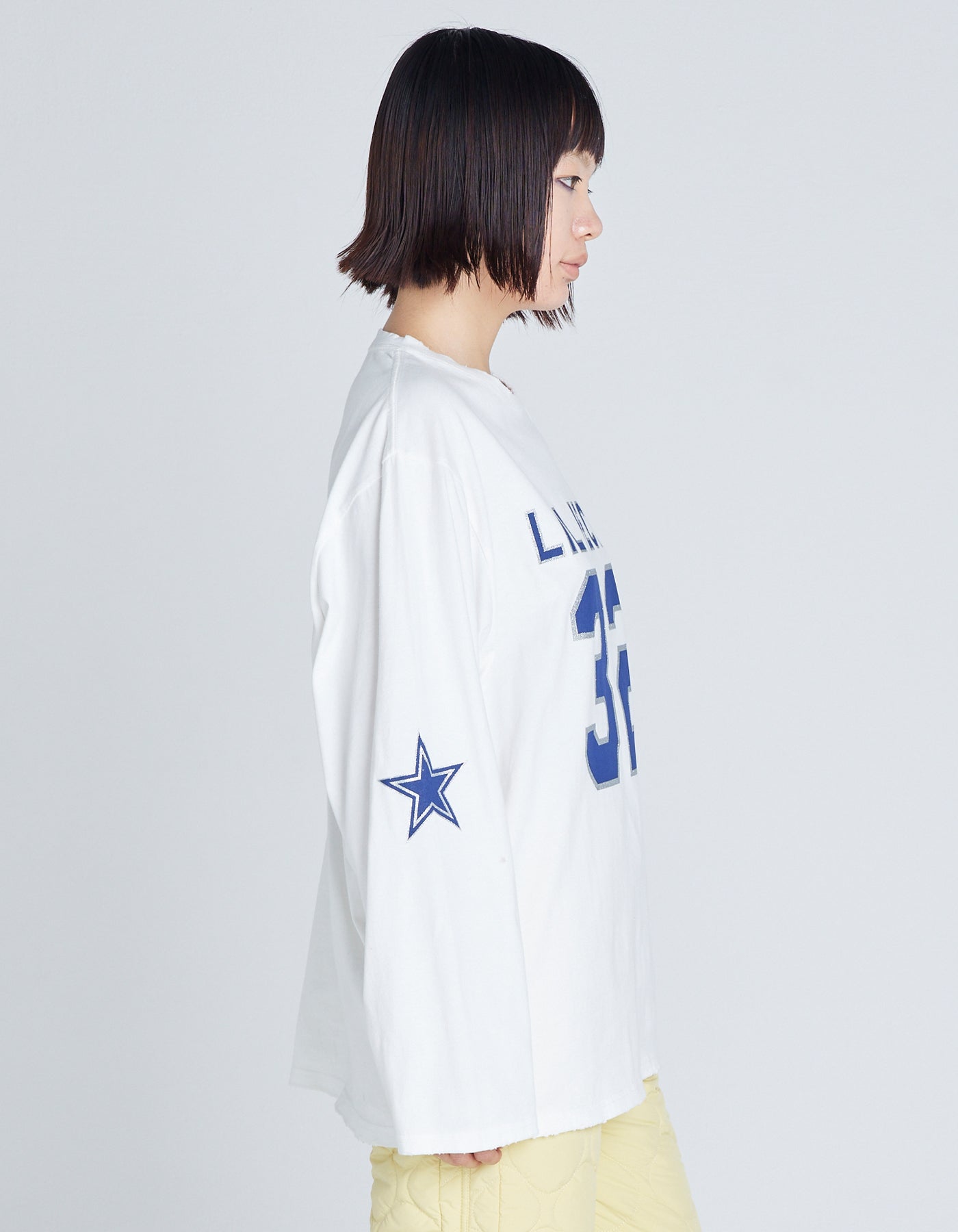 32 LONG TEE / WHITE