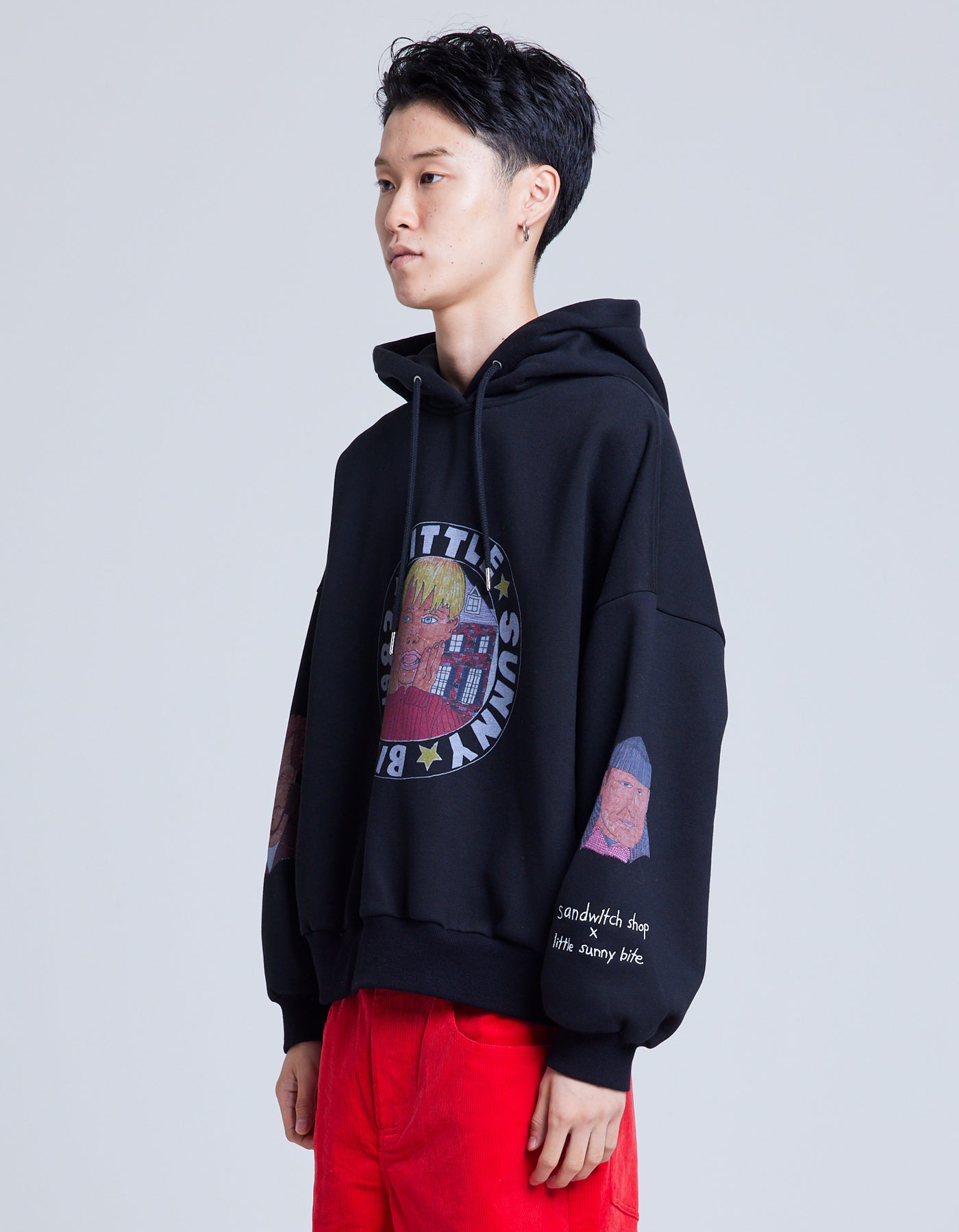 little sunny bite (リトルサニーバイト)Home alone hoodie / BLACK ...