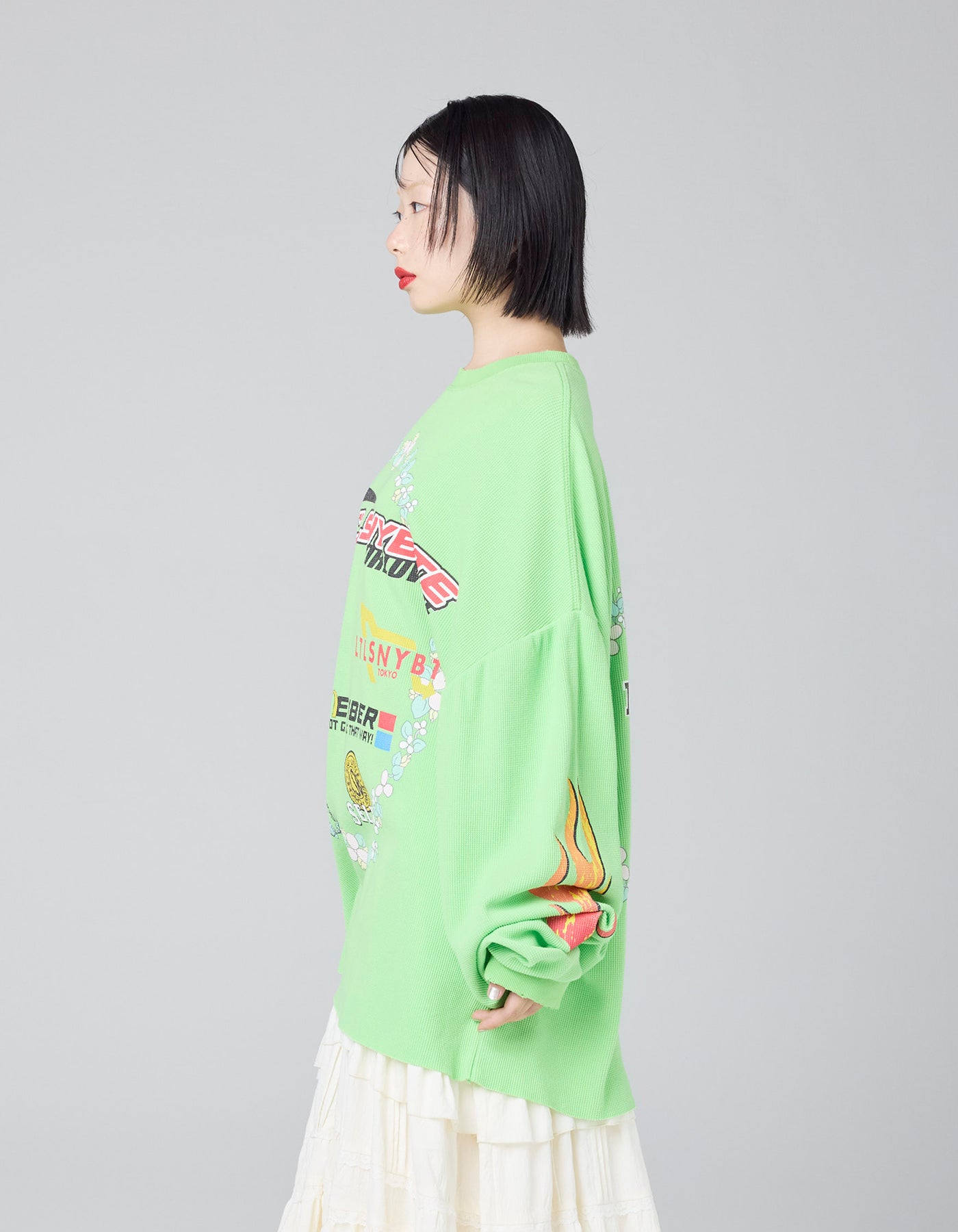 little sunny bite (リトルサニーバイト) sponsor thermal long tee