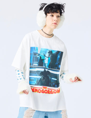 【PRE-ORDER】stranger things x little sunny bite demogorgon tee / WHITE