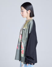 画像をギャラリービューアに読み込む, photo long tee / BLACK