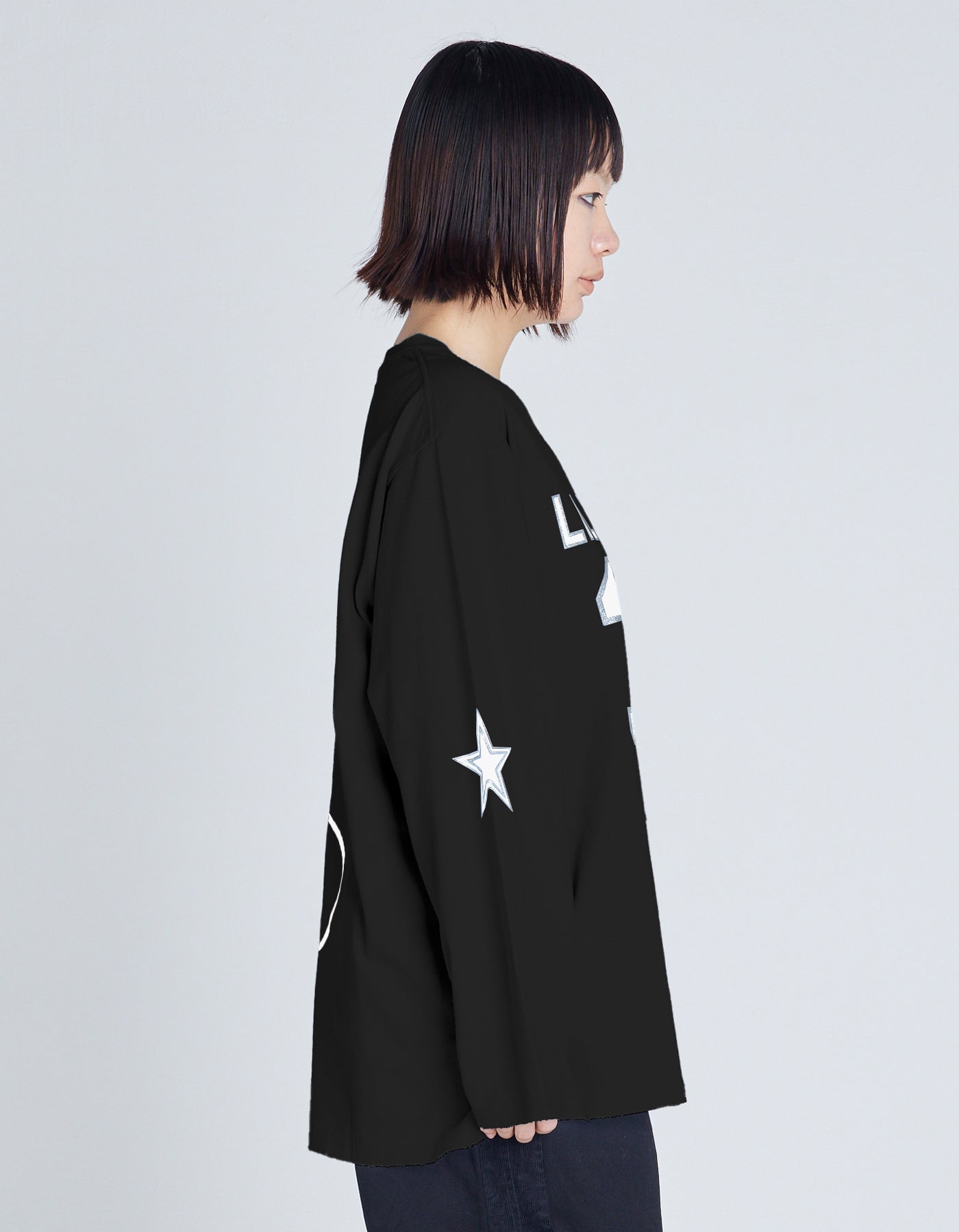 32 LONG TEE / BLACK