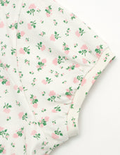 画像をギャラリービューアに読み込む, floral bomber mini dress tee / WHITE