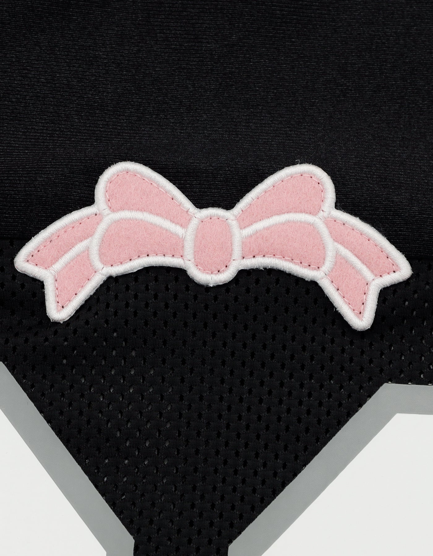 sporty mesh big tee / BLACK