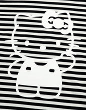 画像をギャラリービューアに読み込む, HELLO KITTY x little sunny bite stripe long tee / BLACK BD