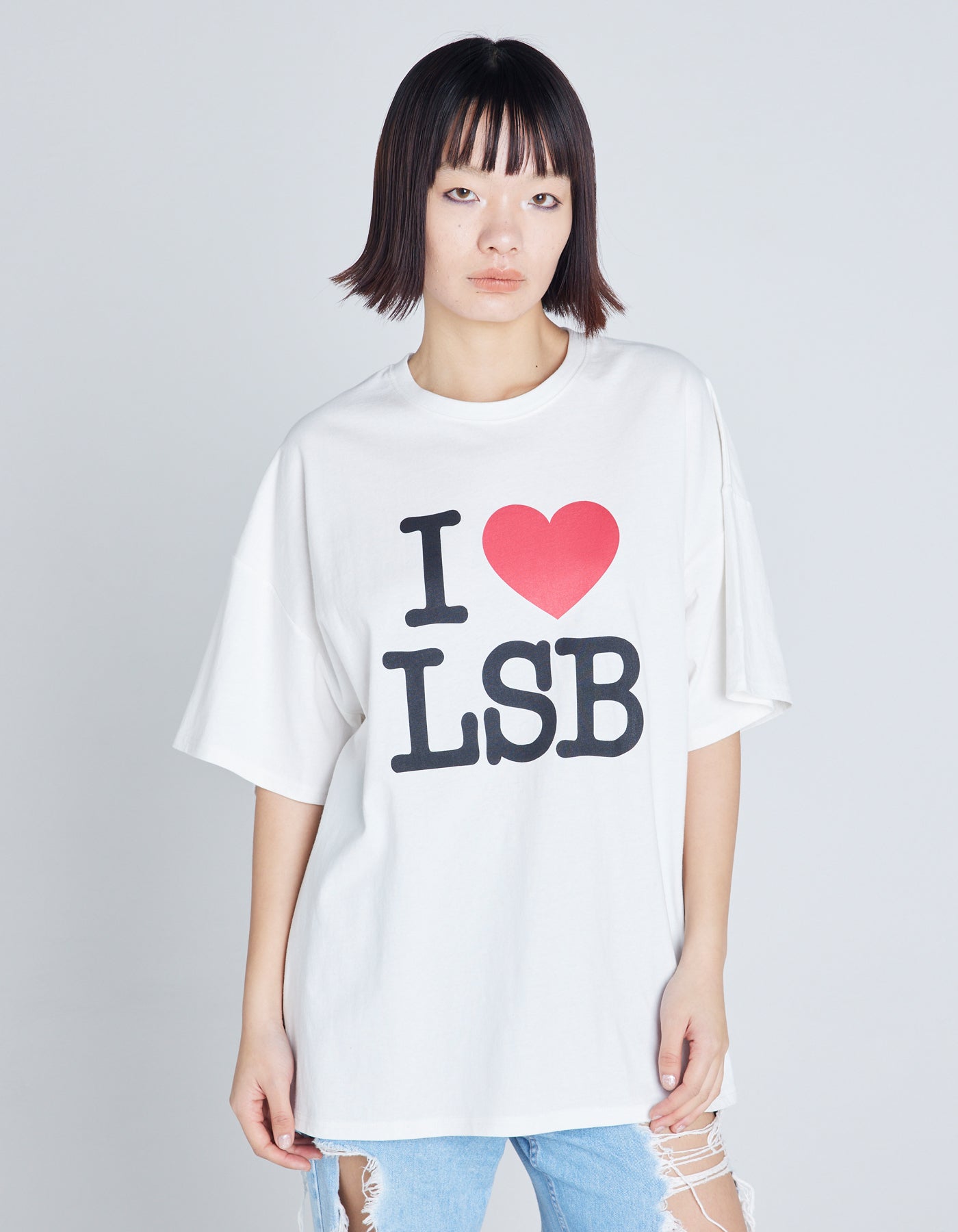 I love LSB big tee / WHITE