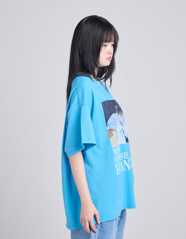 evangelion x little sunny bite big tee / BLUE