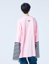 画像をギャラリービューアに読み込む, 【PRE-ORDER】stranger things x little sunny bite graphic fake layered long tee / PINK