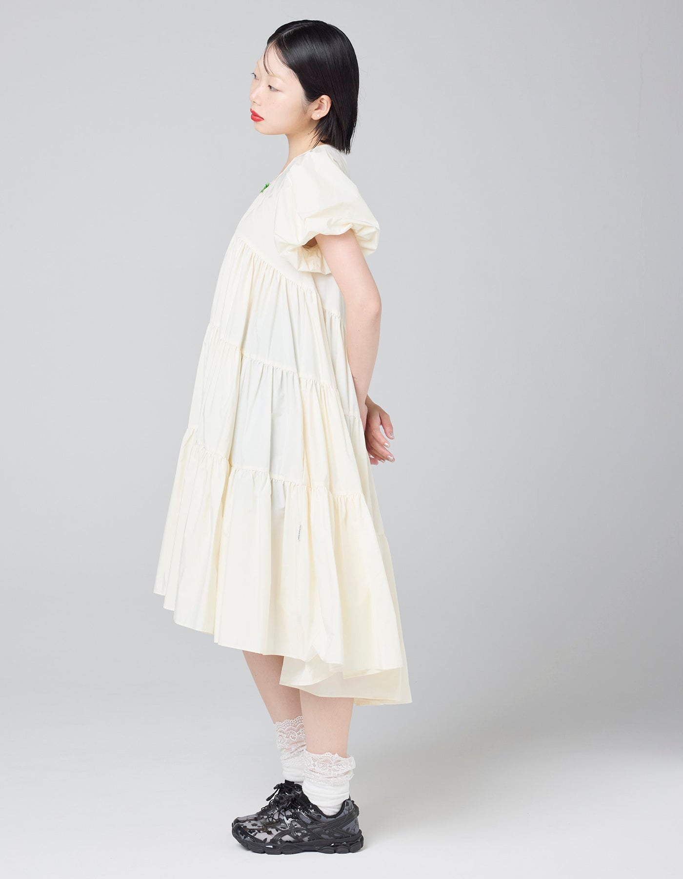 little sunny bite (リトルサニーバイト)mid dress / WHITE – little
