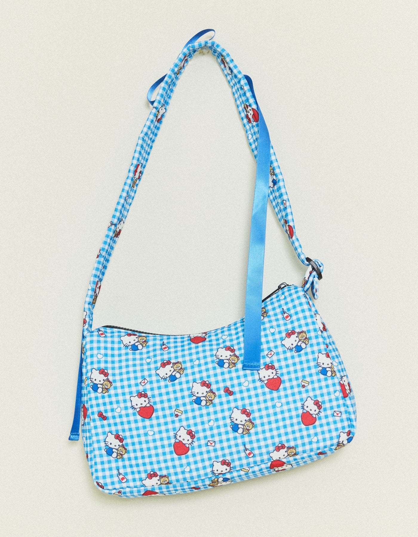 hello kitty x little sunny bite print bag / BLUE