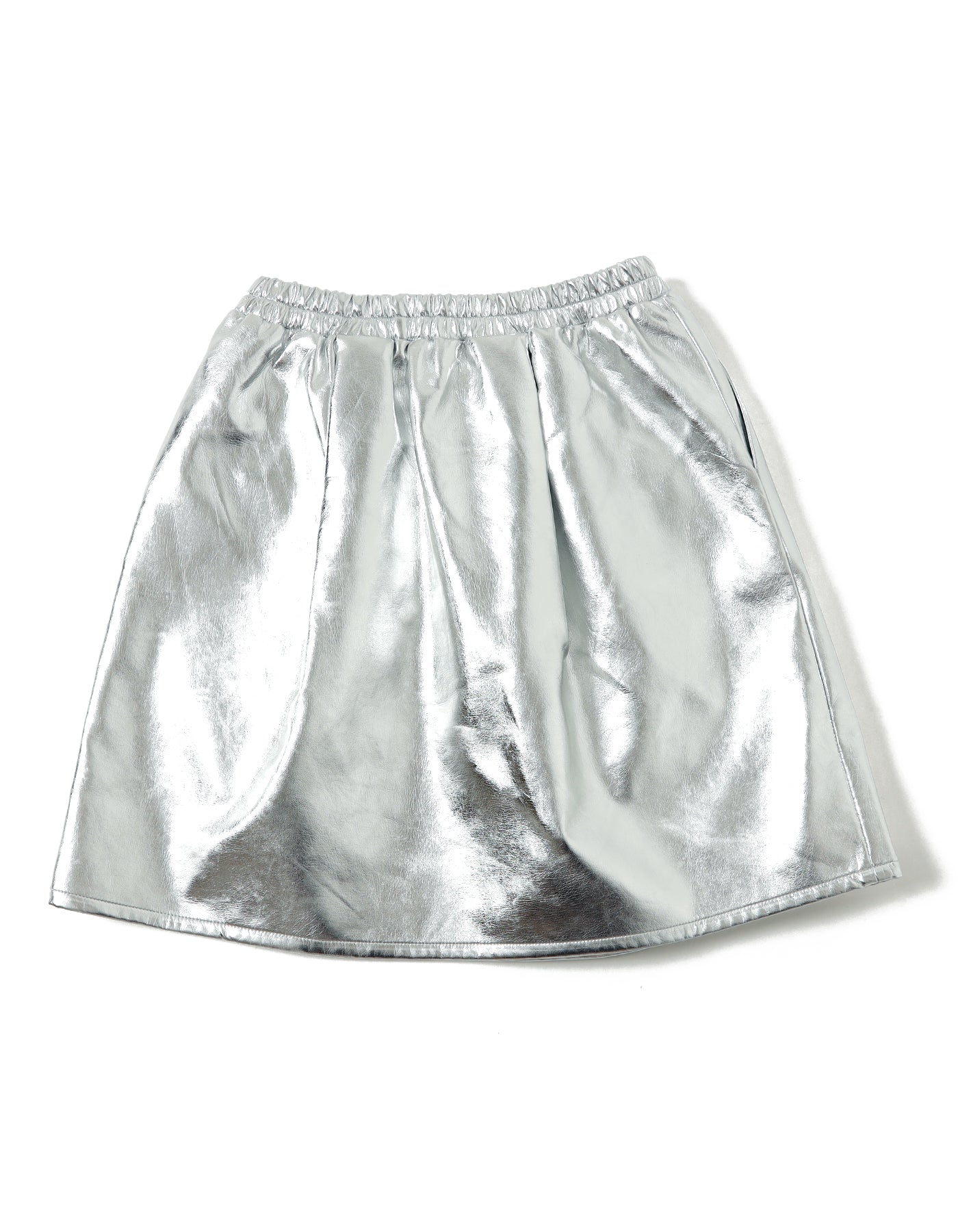 glitter skirt / SILVER