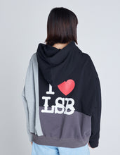 画像をギャラリービューアに読み込む, love bear hoodie / BLACK