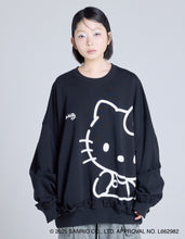 画像をギャラリービューアに読み込む, hello kitty x little sunny bite sweat top / BLACK