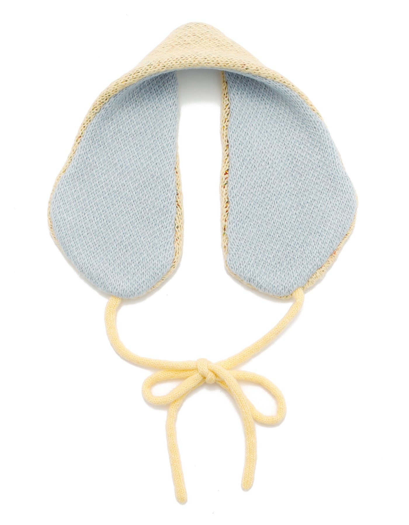 knitting ear muffler / YELLOW