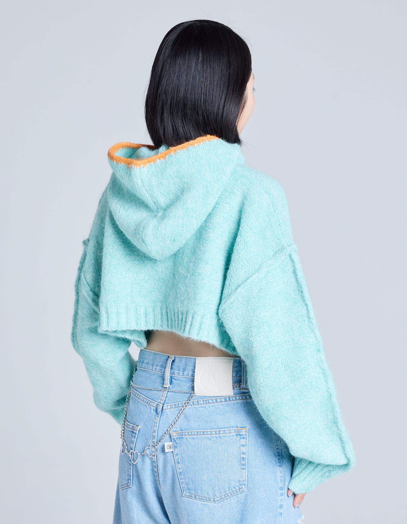 little sunny bite (リトルサニーバイト)short knit / GREEN – little