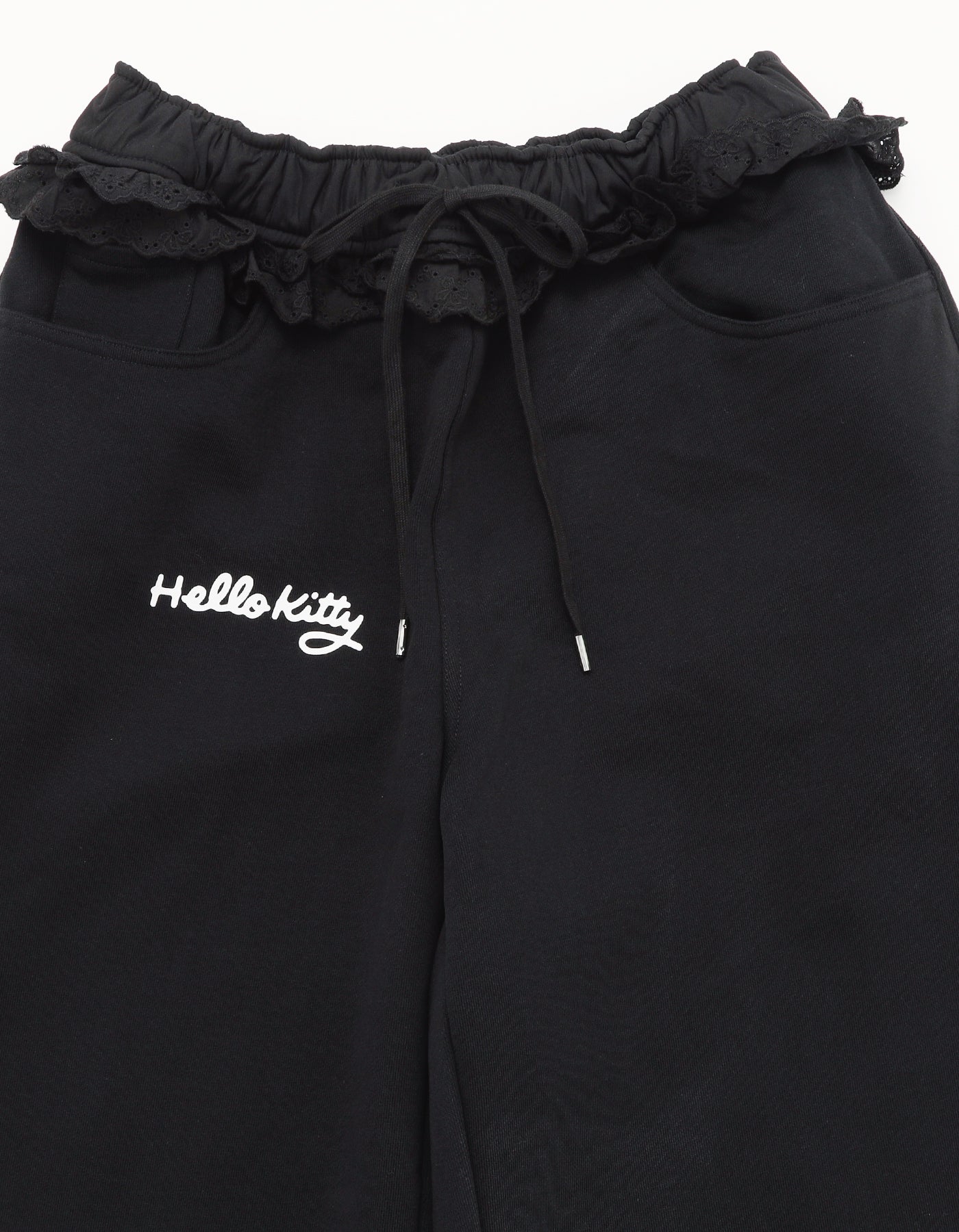 hello kitty x little sunny bite sweat pants / BLACK